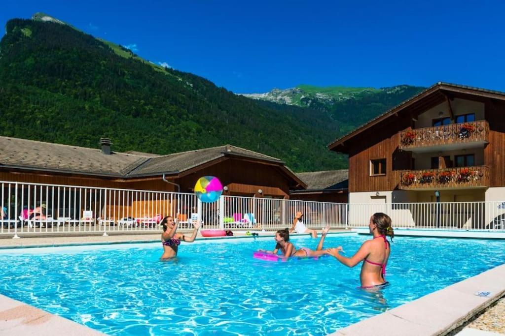 Appartement Rez-De-Chaussee, Cosy T3 4 A 6 Pers Avec Piscines Interieure & Exterieure A Samoens En Haute-Savoie Exterior foto